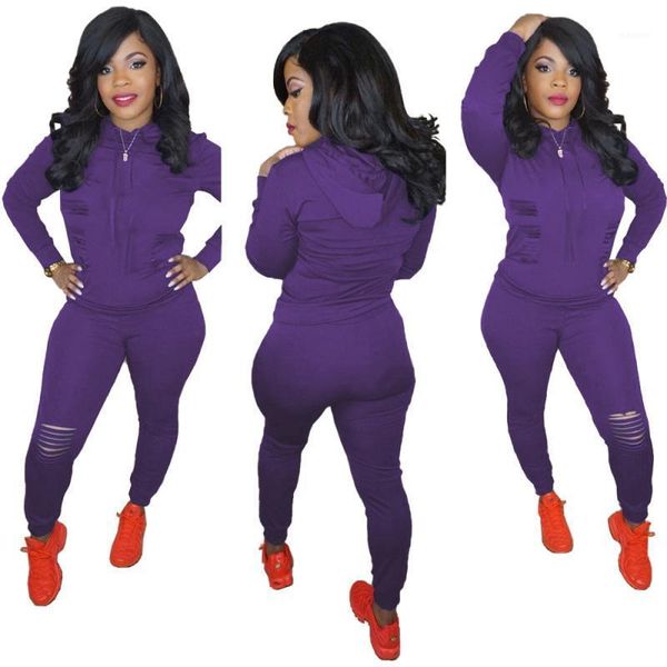 2020 womens set two piece outfits hooded neck long sleeve hole hollow out pink 2 piece set hoodie sweatpants1, Gray
2020 womens set two piece outfits hooded neck long sleeve hole hollow out pink 2 piece set hoodie sweatpants1, Gray