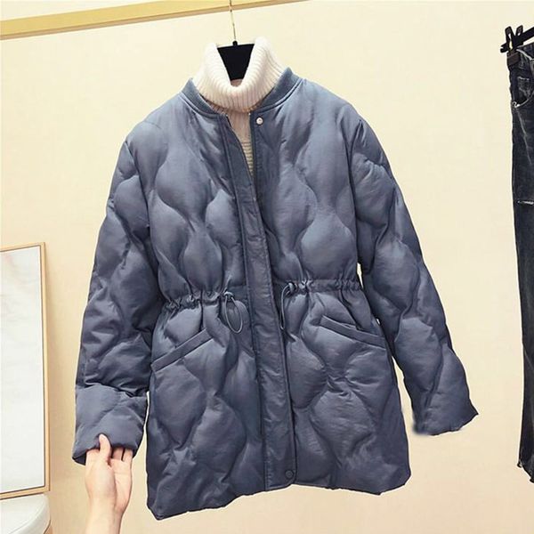 women's 2020 winter new waist style warm woman's solid long sleeve brace cotton jacket vnh9, Black
women's 2020 winter new waist style warm woman's solid long sleeve brace cotton jacket vnh9, Black