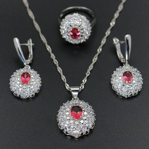 new pattern ring necklace earrings wave flower the shape of zirconium rock suite bride, Silver
new pattern ring necklace earrings wave flower the shape of zirconium rock suite bride, Silver