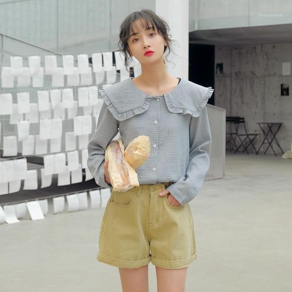 spring summer vintage loose thin high waist mini jeans shorts women casual streetwear denim female1, Blue
spring summer vintage loose thin high waist mini jeans shorts women casual streetwear denim female1, Blue