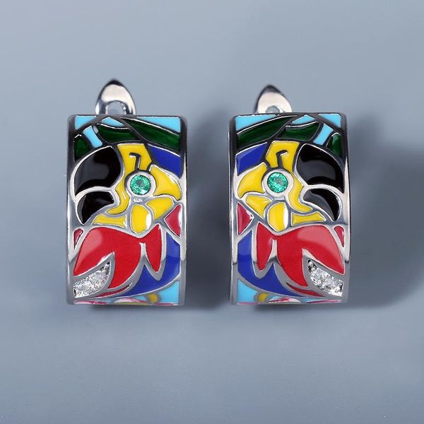 New Style Ladies Silver Earrings 925 Silver Color CZ Handmade Enamel Parrot Colorful Unique Earrings Fashion Jewelry
New Style Ladies Silver Earrings 925 Silver Color CZ Handmade Enamel Parrot Colorful Unique Earrings Fashion Jewelry