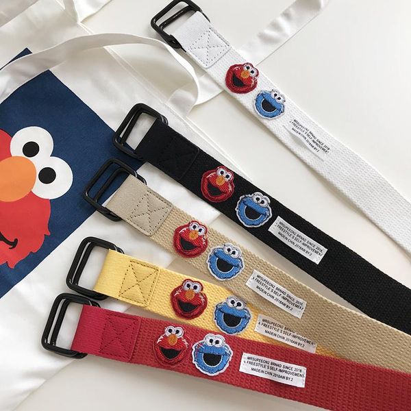 belts cartoon cute harajuku canvas belt student jeans casual pants with double buckle, Black;brown
belts cartoon cute harajuku canvas belt student jeans casual pants with double buckle, Black;brown