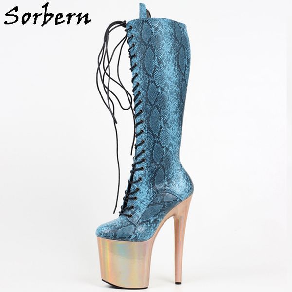 sorbern python prints women boots 20cm high heel pole dance knee high boot for drag queen crossdressing performance art, Black
sorbern python prints women boots 20cm high heel pole dance knee high boot for drag queen crossdressing performance art, Black