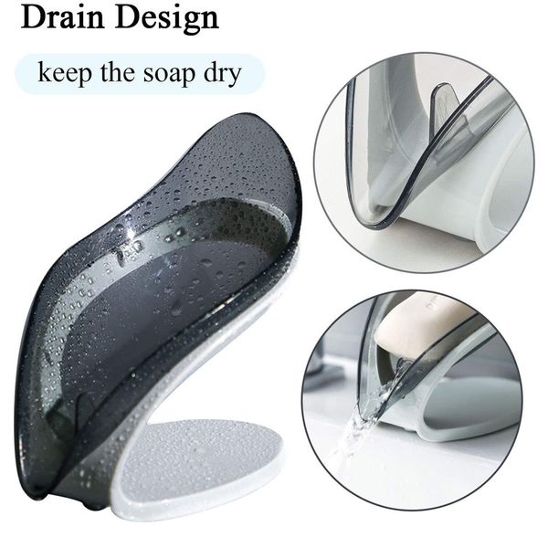 d-transparent leaf soap dish perforated holder toilet bathroom 
d-transparent leaf soap dish perforated holder toilet bathroom