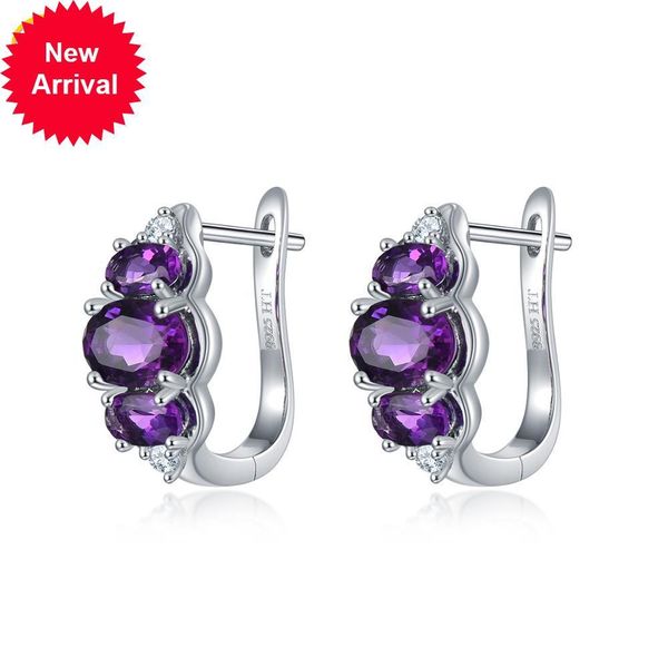 hutang genuine african amethyst gemstone 925 clasp sterling silver earrings bright gift to elegant fine women jewelry, Golden;silver
hutang genuine african amethyst gemstone 925 clasp sterling silver earrings bright gift to elegant fine women jewelry, Golden;silver