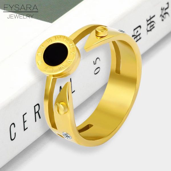 fysara roman numeral round circles rings for women arrows screw love rings stainless steel jewelry bridal sets ring lover's gift sqczwc, Silver
fysara roman numeral round circles rings for women arrows screw love rings stainless steel jewelry bridal sets ring lover's gift sqczwc, Silver