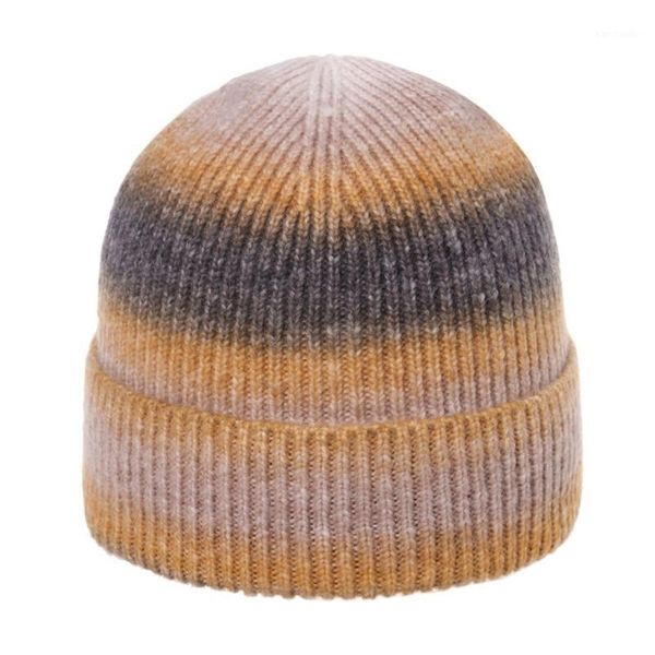beanies gradient rainbow stretch knitted beanie hat winter warm hip-hop cuffed skull cap m5te1
beanies gradient rainbow stretch knitted beanie hat winter warm hip-hop cuffed skull cap m5te1