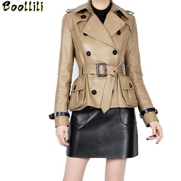 women's leather & faux boollili real genuine jacket women clothes 2021 fur coat spring sheepskin korean elegant trench coats, Black
women's leather & faux boollili real genuine jacket women clothes 2021 fur coat spring sheepskin korean elegant trench coats, Black