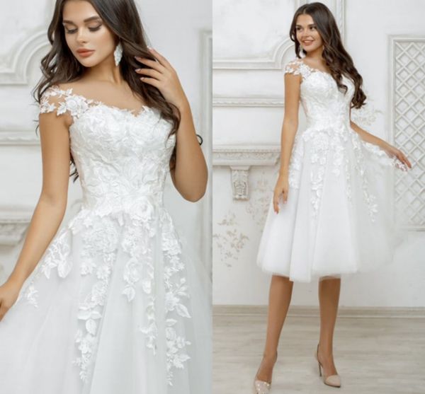 short wedding dress 2022 white for women cap sleeve lace appliques boho bridal gown princess cute robe de mariée illusion vestidos
short wedding dress 2022 white for women cap sleeve lace appliques boho bridal gown princess cute robe de mariée illusion vestidos