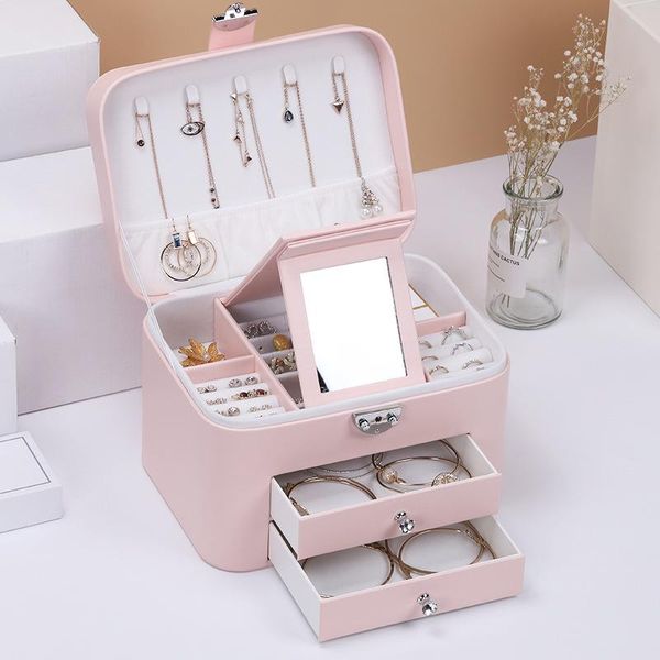 jewelry pouches, bags portable travel ladies storage case earrings necklace ring bracelet bag cosmetics collector makeup organizer accessori, Pink;blue
jewelry pouches, bags portable travel ladies storage case earrings necklace ring bracelet bag cosmetics collector makeup organizer accessori, Pink;blue