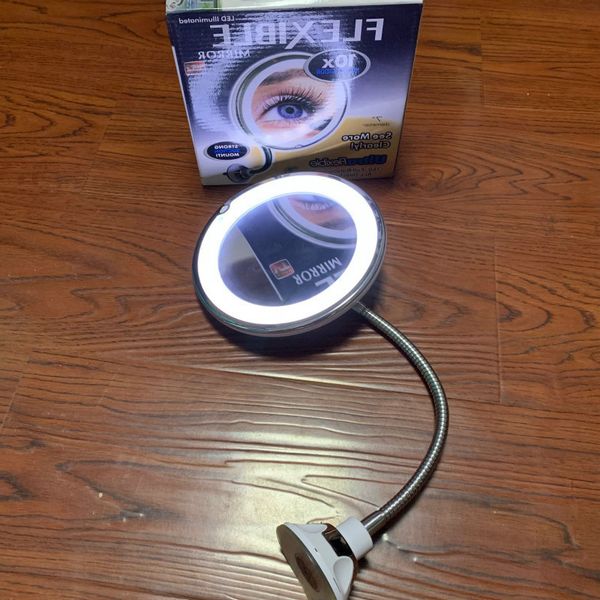 magnification makeup mirror led suction cup with gooseneck lengthened metal hose 360 degree rotation compact mirrors
magnification makeup mirror led suction cup with gooseneck lengthened metal hose 360 degree rotation compact mirrors