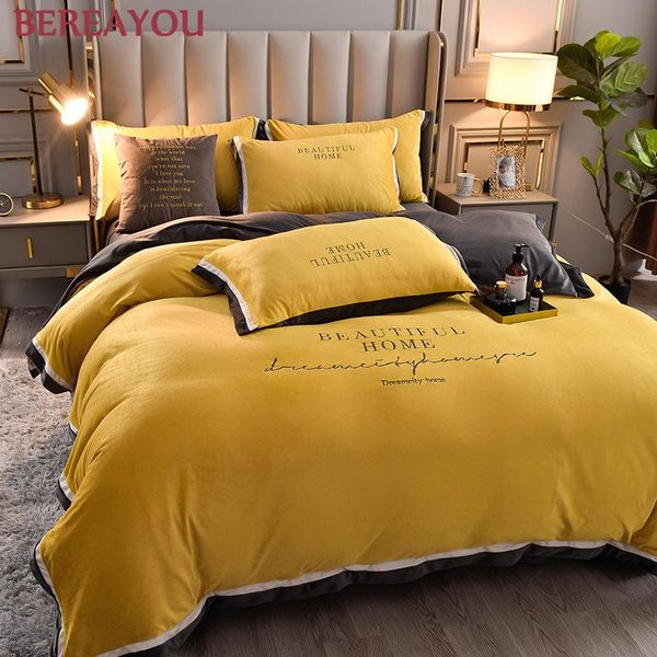 bedding sets luxury for home solid color flannel double-sided thick winter duvet cover size bed sheet housse de couette
bedding sets luxury for home solid color flannel double-sided thick winter duvet cover size bed sheet housse de couette