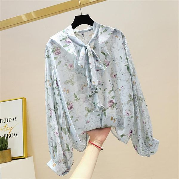 spring autumn womens chiffon shirt new retro loose wild bow chiffon shirt long sleeve tide women blouses gd337, White
spring autumn womens chiffon shirt new retro loose wild bow chiffon shirt long sleeve tide women blouses gd337, White