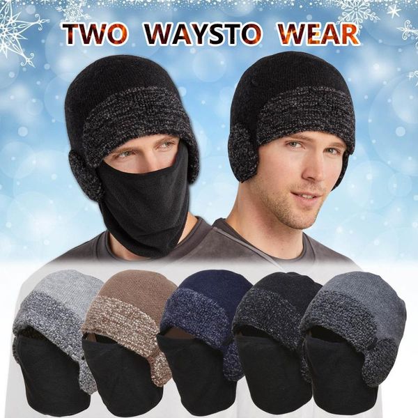 40# winter hats scarf set woman warm thick beanies knitted hats woman neck wraps outdoor windproof plush ear cap accessories, Blue;gray
40# winter hats scarf set woman warm thick beanies knitted hats woman neck wraps outdoor windproof plush ear cap accessories, Blue;gray