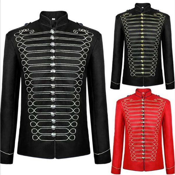20 new halloween medieval men's retro gothic steam drummer suit punk style stylish handsome dress, Black;white
20 new halloween medieval men's retro gothic steam drummer suit punk style stylish handsome dress, Black;white