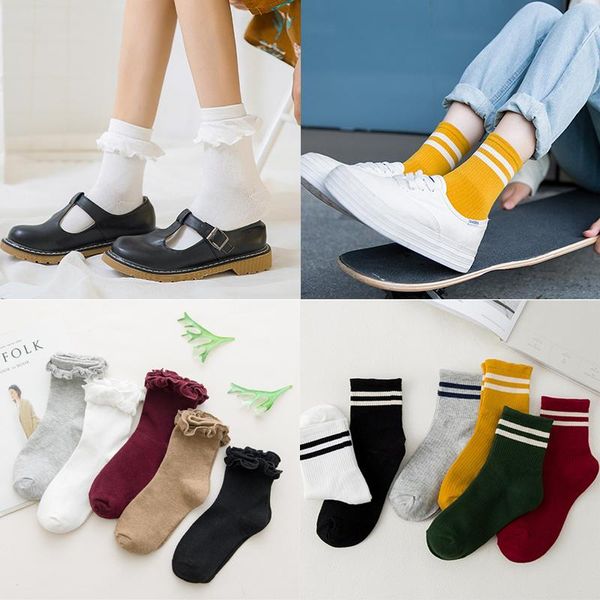 socks & hosiery funny cute high school girls cotton two striped short retro princess ruffle autumn winter women chaussettes femme, Black;white
socks & hosiery funny cute high school girls cotton two striped short retro princess ruffle autumn winter women chaussettes femme, Black;white