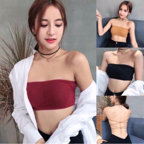 bustiers & corsets summer strapless wireless tube bra cross strap soft push up seamless bras for women back closure lingerie, Black;white
bustiers & corsets summer strapless wireless tube bra cross strap soft push up seamless bras for women back closure lingerie, Black;white