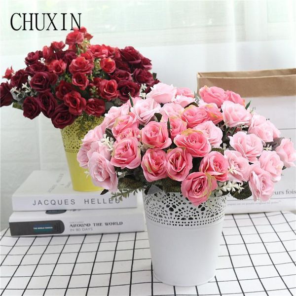 decorative flowers & wreaths european12 head french rose wedding decoration artificial flower home garden floral fake pography props 1pc1
decorative flowers & wreaths european12 head french rose wedding decoration artificial flower home garden floral fake pography props 1pc1