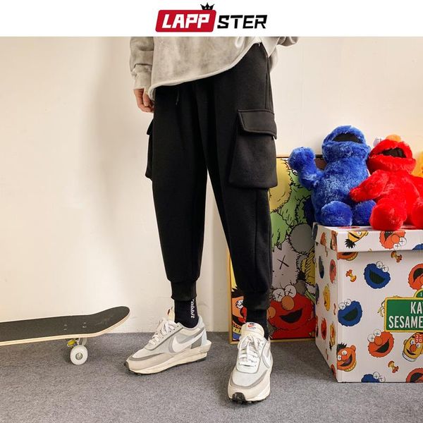 lappster men fleece winter joggers pants 2020 mens thick warm japanese streetwear sweatpants male hip hop korean track pants, Black
lappster men fleece winter joggers pants 2020 mens thick warm japanese streetwear sweatpants male hip hop korean track pants, Black