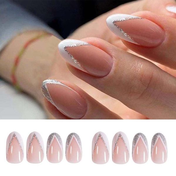 false nails 24pcs/box french long shiny ballerina fake nail crescent moon pattern natural nude full cover diy manicure tips, Red;gold
false nails 24pcs/box french long shiny ballerina fake nail crescent moon pattern natural nude full cover diy manicure tips, Red;gold
