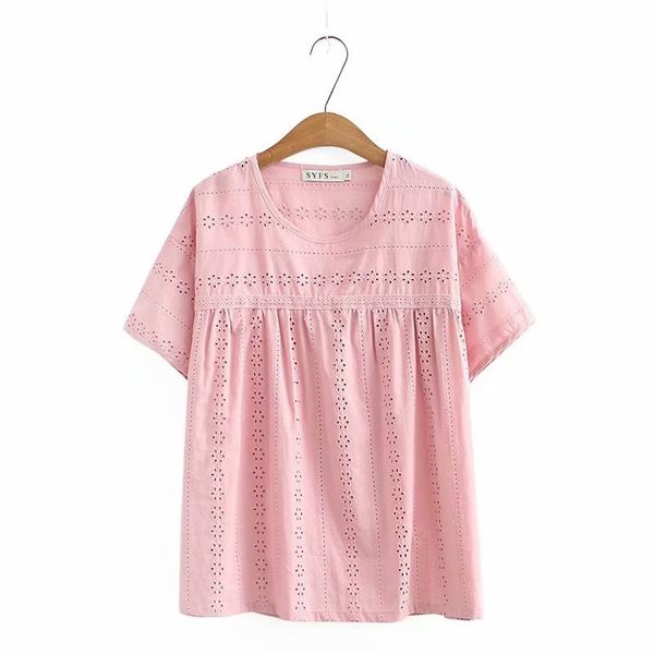 size more hollow out the neck dobby cotton loose women tshirts 2020 new casual ladies soft women's t-shirts white sea pink wg4l
size more hollow out the neck dobby cotton loose women tshirts 2020 new casual ladies soft women's t-shirts white sea pink wg4l