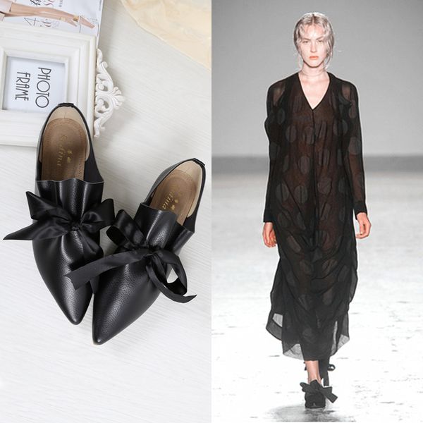32-43 espadrilles shoes woman european famous brand ladies flats silk bow-knot espadrilles big bow shoes pointed toe flats shoes c1120, Black
32-43 espadrilles shoes woman european famous brand ladies flats silk bow-knot espadrilles big bow shoes pointed toe flats shoes c1120, Black