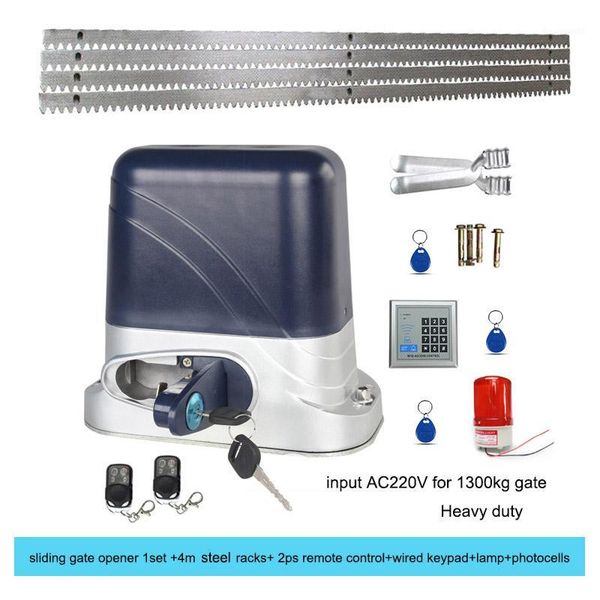 1300kg heavy duty automatic electric sliding gate motor opener with 4m steel racks,$sensor lamp keypad gsm optional1
1300kg heavy duty automatic electric sliding gate motor opener with 4m steel racks,$sensor lamp keypad gsm optional1