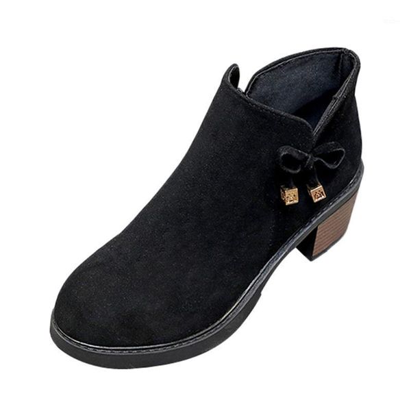 women's shoes retro shoes side zipper high heels bow ankle boots ladies short booties classic female winter warm 20201, Black
women's shoes retro shoes side zipper high heels bow ankle boots ladies short booties classic female winter warm 20201, Black