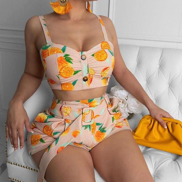 lemon print two piece set summer clothes for women strap crop and shorts set sweet vacation beach 2 piece club outfits, Gray
lemon print two piece set summer clothes for women strap crop and shorts set sweet vacation beach 2 piece club outfits, Gray
