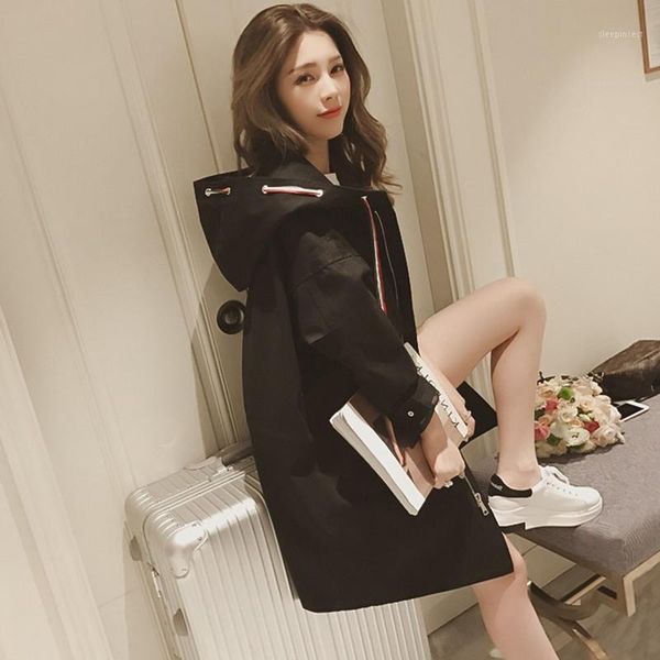 2020 women's spring and autumn windbreaker black casual solid color hooded windbreaker long-sleeved cardigan warm loose jacket1, Tan;black
2020 women's spring and autumn windbreaker black casual solid color hooded windbreaker long-sleeved cardigan warm loose jacket1, Tan;black