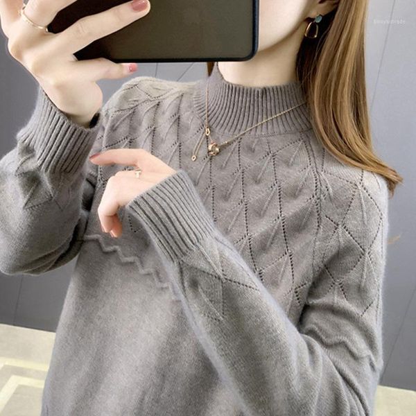 women's sweaters luxury sweater half turtleneck women's trend thicken warm knitted bottoming shirt short style fall/winter 20211, White;black
women's sweaters luxury sweater half turtleneck women's trend thicken warm knitted bottoming shirt short style fall/winter 20211, White;black