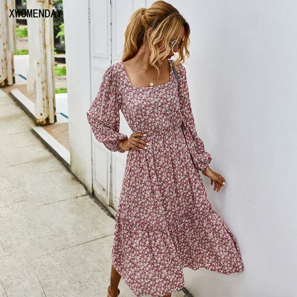 dress autumn winter floral long sleeve black clothes elegant ladies square collar long dresses for women party fall fashion 201125, Black;gray
dress autumn winter floral long sleeve black clothes elegant ladies square collar long dresses for women party fall fashion 201125, Black;gray