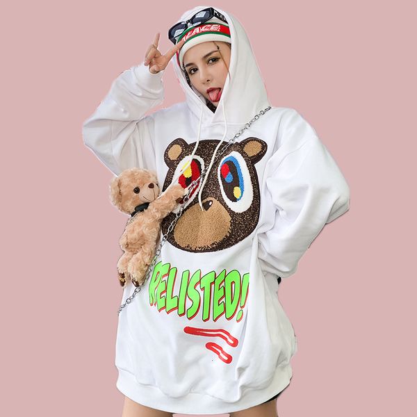 2021 new with women's hoodies harajuku funny bear pattern goth pullover autumn kpop oversize cotton streetwear woman sweatpants vexs, Black
2021 new with women's hoodies harajuku funny bear pattern goth pullover autumn kpop oversize cotton streetwear woman sweatpants vexs, Black