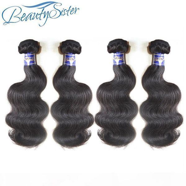 beautysister peruvian body wave human hair weaves 4 bundles 400g lot unprocessed virgin remy human hair extension natural color, Black 
beautysister peruvian body wave human hair weaves 4 bundles 400g lot unprocessed virgin remy human hair extension natural color, Black