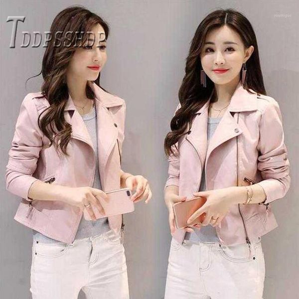 2019 black and pink lining with fluff women pu leather coat autumn warm lapel female jacket1
2019 black and pink lining with fluff women pu leather coat autumn warm lapel female jacket1