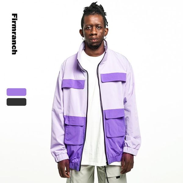 firmranch spring/autumn multi-pocket color matching jacket ins popular men spliced hip hop trend loose casual outwear, Black
firmranch spring/autumn multi-pocket color matching jacket ins popular men spliced hip hop trend loose casual outwear, Black