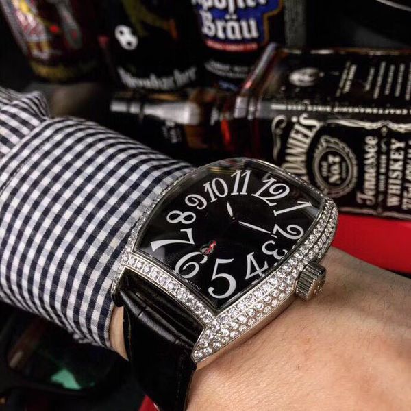 men's quartz watch designer men's barrel arch bridge diamond watch men's 55 * 42 * 13cm casual watch, Slivery;brown
men's quartz watch designer men's barrel arch bridge diamond watch men's 55 * 42 * 13cm casual watch, Slivery;brown