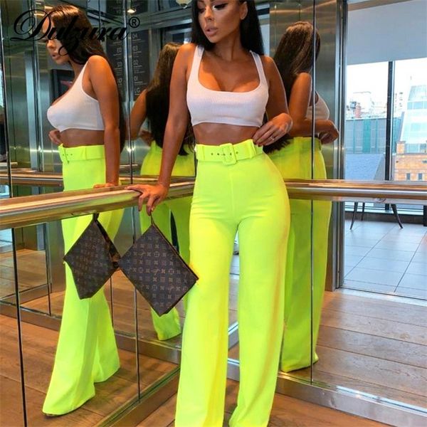 summer women wide leg pants high waist streetwear festival plus size trousers loose clothes office ladies belt t200223, Black;white
summer women wide leg pants high waist streetwear festival plus size trousers loose clothes office ladies belt t200223, Black;white
