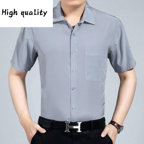 men's dress shirts real summer silk shirt men short sleeve white 2010 formal mens casual slim fit camisa masculina, White;black
men's dress shirts real summer silk shirt men short sleeve white 2010 formal mens casual slim fit camisa masculina, White;black
