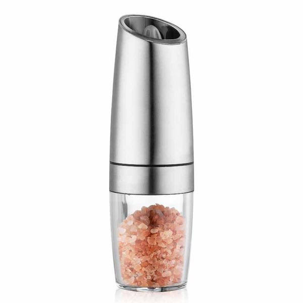 gravity electric salt pepper mill household stainless steel automatic operation grinder adjustable coarseness salt pepper mills kitchen tool
gravity electric salt pepper mill household stainless steel automatic operation grinder adjustable coarseness salt pepper mills kitchen tool