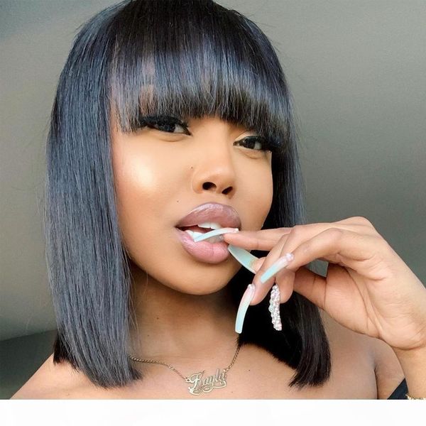 lace part human hair wigs short bob front straight wig with bang brazilian pre plucked 13x1 frontal wig for black women bang wig, Black;brown
lace part human hair wigs short bob front straight wig with bang brazilian pre plucked 13x1 frontal wig for black women bang wig, Black;brown