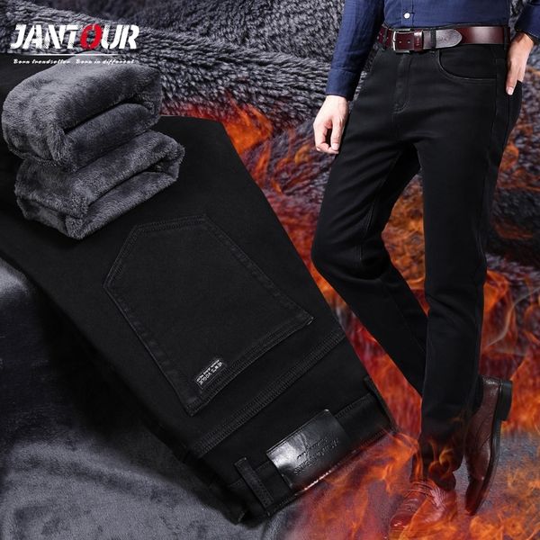 brand winter men's warm fleece jeans stretch casual straight thick denim flannel jeans soft black pant trousers plus size 28-40 201116, Blue
brand winter men's warm fleece jeans stretch casual straight thick denim flannel jeans soft black pant trousers plus size 28-40 201116, Blue