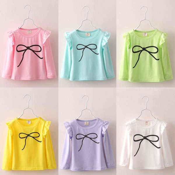 2021 spring autumn 2-10 years old baby hildren's clothing long puff sleeve kids candy color sweet basic t shirts for baby girl g1224, Blue
2021 spring autumn 2-10 years old baby hildren's clothing long puff sleeve kids candy color sweet basic t shirts for baby girl g1224, Blue