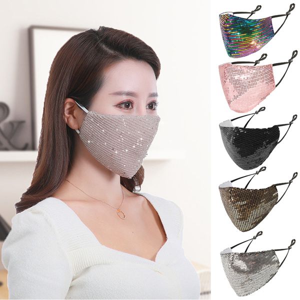 new trendy net gold summer sequin masks breathable bling bling thin masks men and women personality fashion life masks
new trendy net gold summer sequin masks breathable bling bling thin masks men and women personality fashion life masks