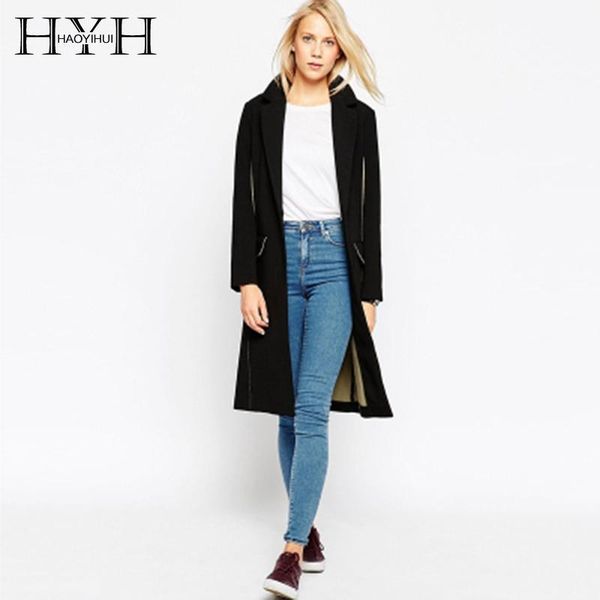 hyh haoyihui fashion autumn ladies new arrivals casual elegant long sleeve windbreaker solid office ladies soft coat1, Black
hyh haoyihui fashion autumn ladies new arrivals casual elegant long sleeve windbreaker solid office ladies soft coat1, Black