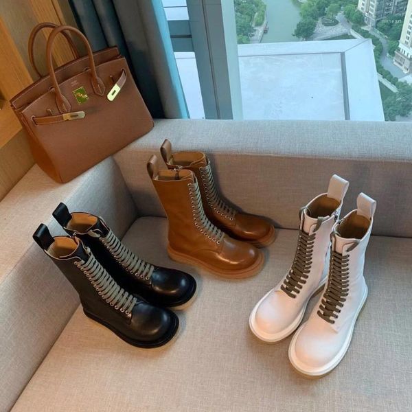boots luxury lace up women ankle winter shoes platform slip on flat heel genuine leather boot designer1, Black
boots luxury lace up women ankle winter shoes platform slip on flat heel genuine leather boot designer1, Black
