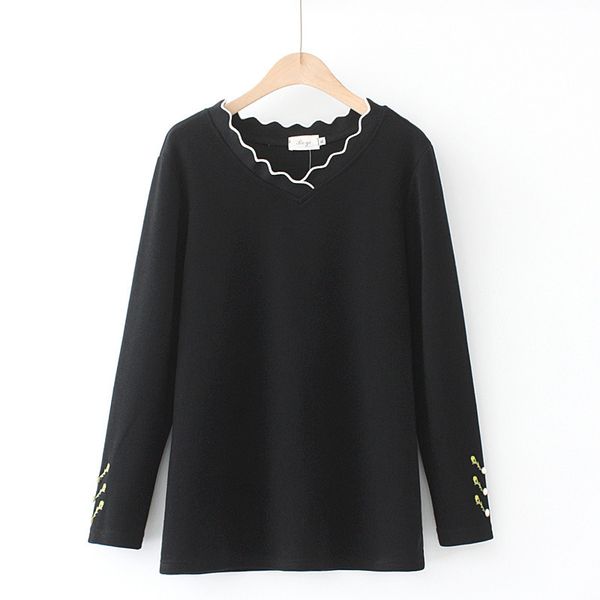 xl-5xl more women's hoodies big size embroidered autumn casual sweaters outerwear e4sx, Black;brown
xl-5xl more women's hoodies big size embroidered autumn casual sweaters outerwear e4sx, Black;brown