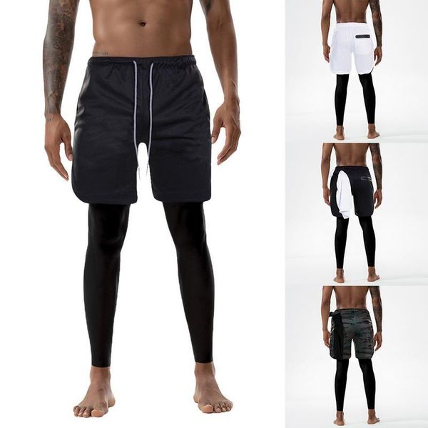 2019 new sporting pants men elastic breathable fake two piece running training pants gyms ankle-length plus size xxxl1, Black
2019 new sporting pants men elastic breathable fake two piece running training pants gyms ankle-length plus size xxxl1, Black
