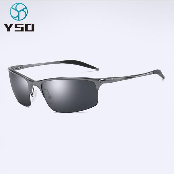 sunglasses yso sports men polarized uv400 aluminium magnesium frame sun glasses driving semi rimless shades for 85811, White;black
sunglasses yso sports men polarized uv400 aluminium magnesium frame sun glasses driving semi rimless shades for 85811, White;black