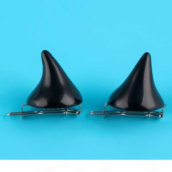 1 pair small demon ox horn hairpins gothic party cosplay costume pin hairpins costume horn halloween hair accessories clip, Black;brown
1 pair small demon ox horn hairpins gothic party cosplay costume pin hairpins costume horn halloween hair accessories clip, Black;brown